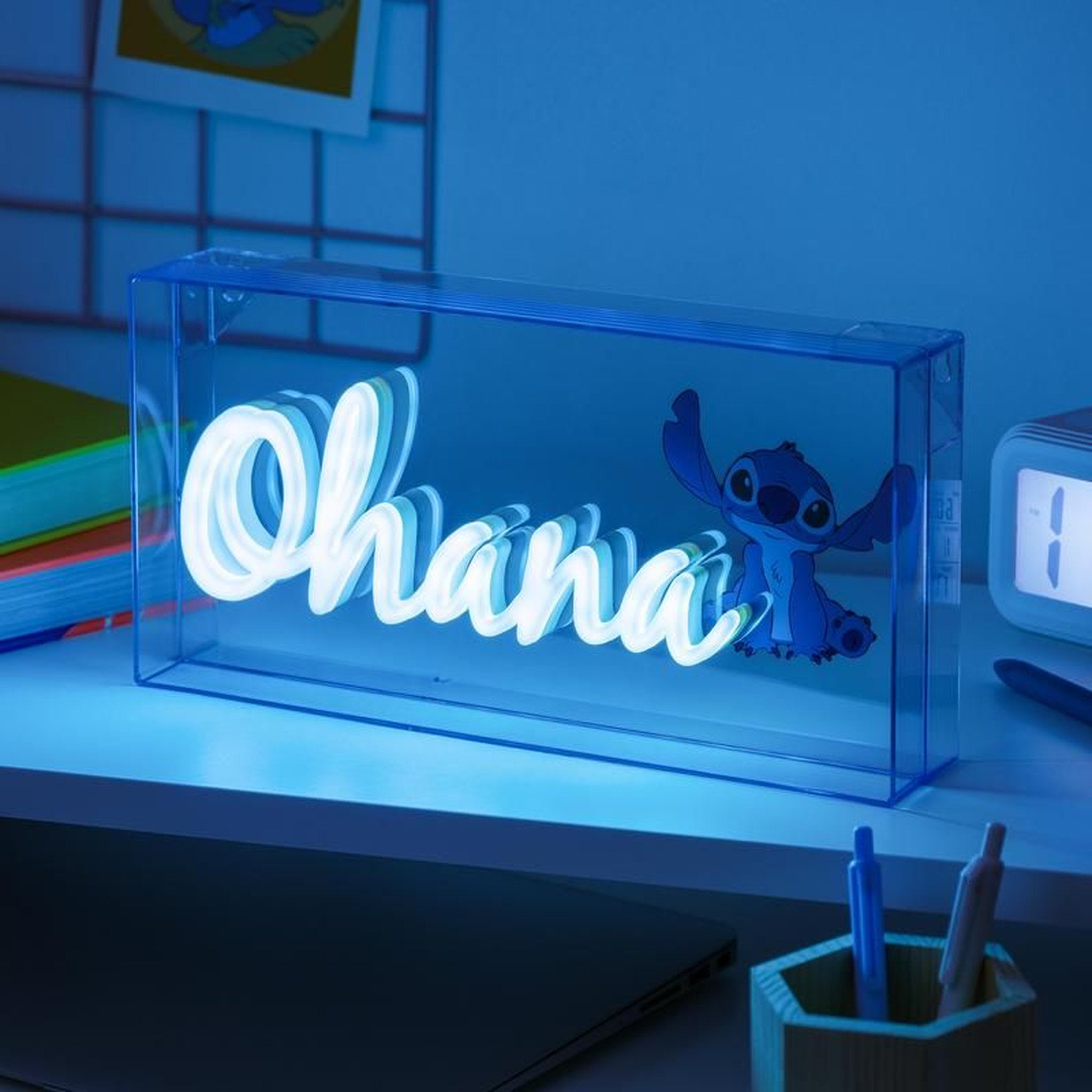 Disney Stitch Wall Mountable USB Light - Ohana - Toyworld Australia