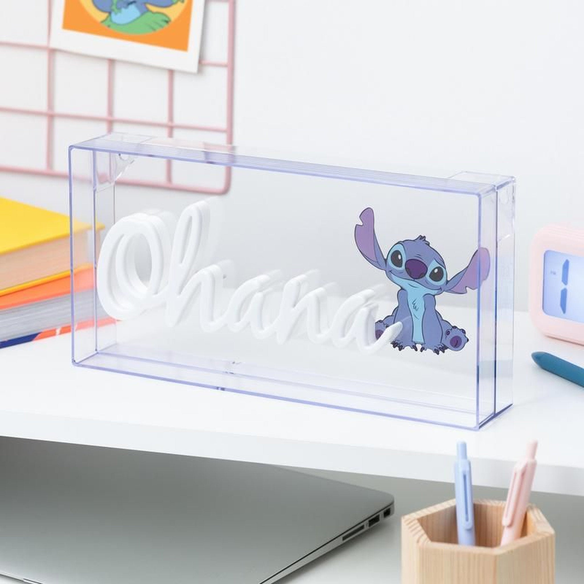 Disney Stitch Wall Mountable USB Light - Ohana - Toyworld Australia