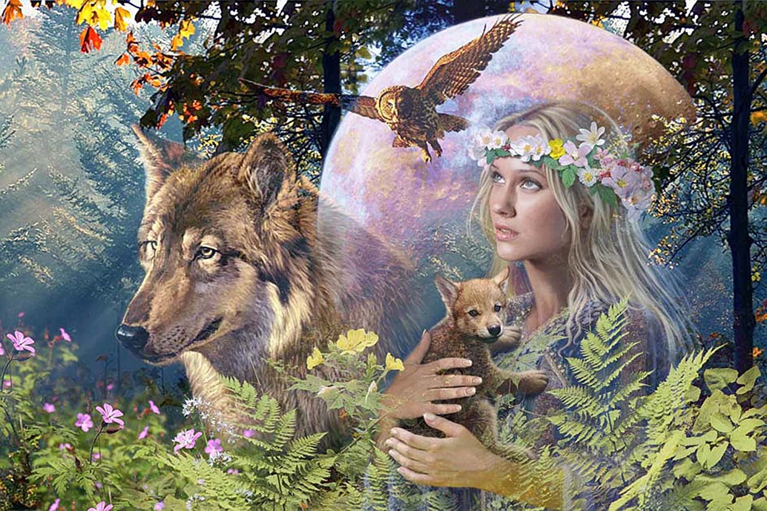 Ravensburger Lady Of The Forest 3000 Piece