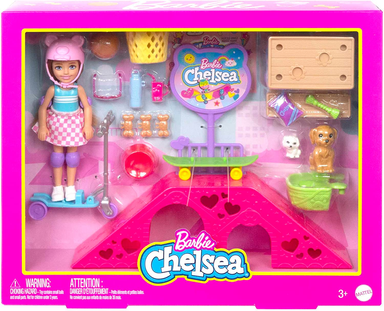 Barbie Chelsea Skatepark Playset