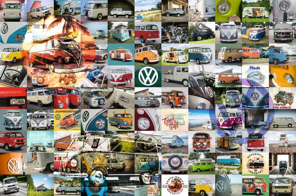 Ravensburger 99 VW Bulli Moments 3000 Piece