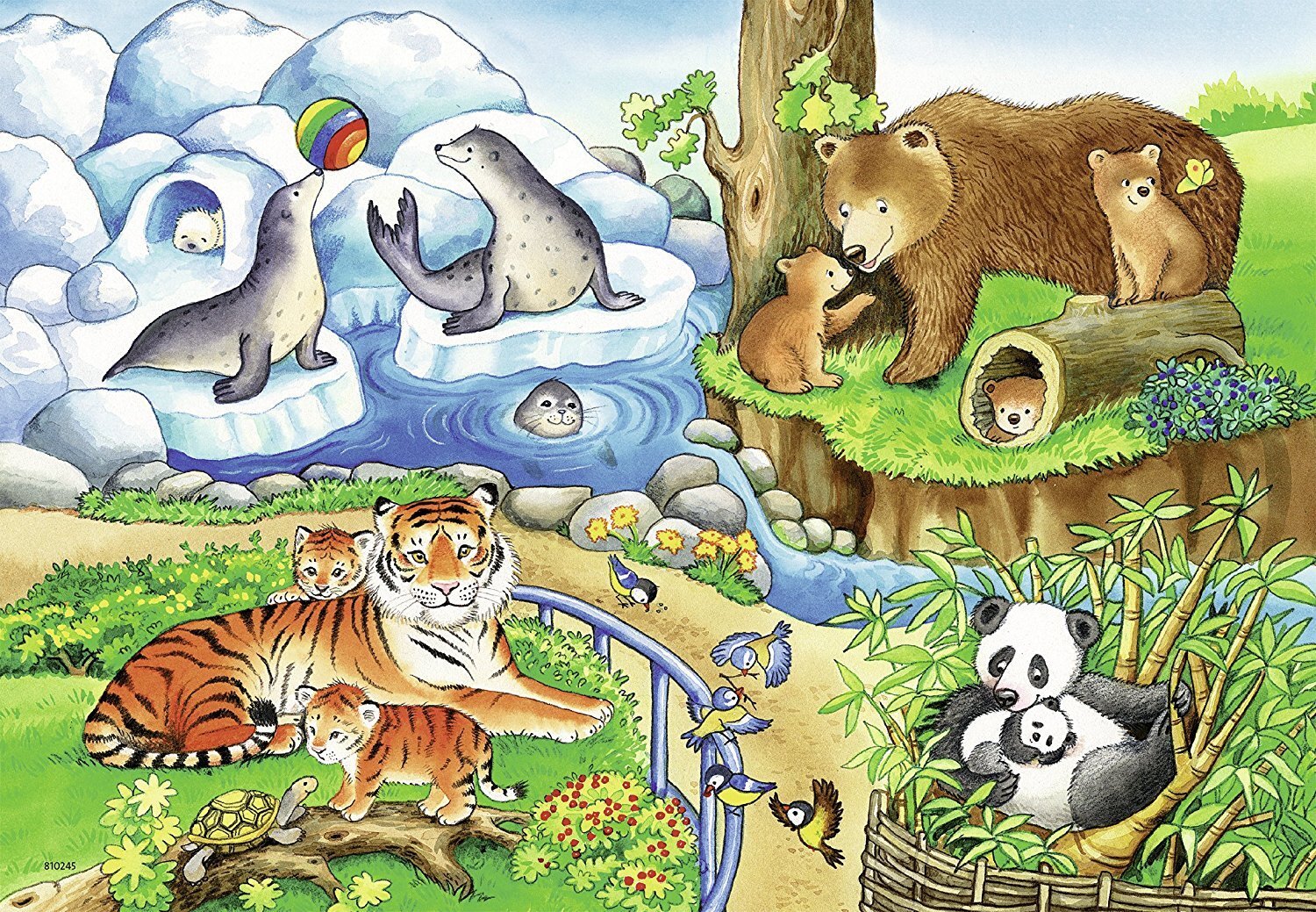 Ravensburger Animals In The Zoo 2x12 Piece