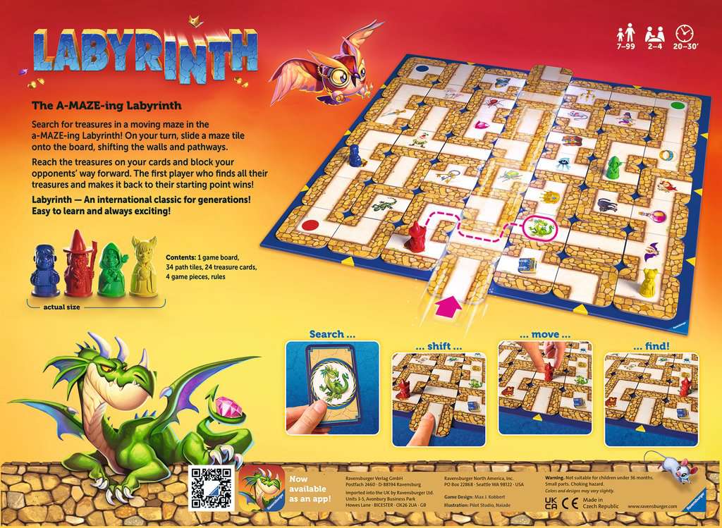 Ravensburger The Amazing Labyrinth Board Game - Toyworld Australia