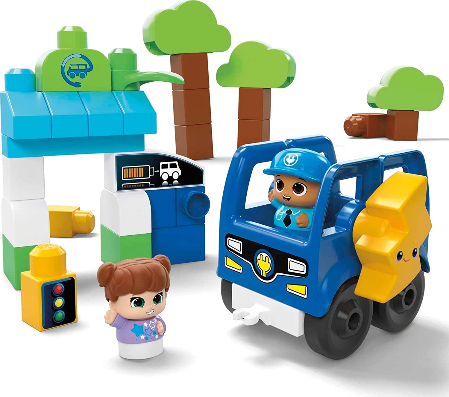MEGA Bloks Green Town Charge And Go Bus