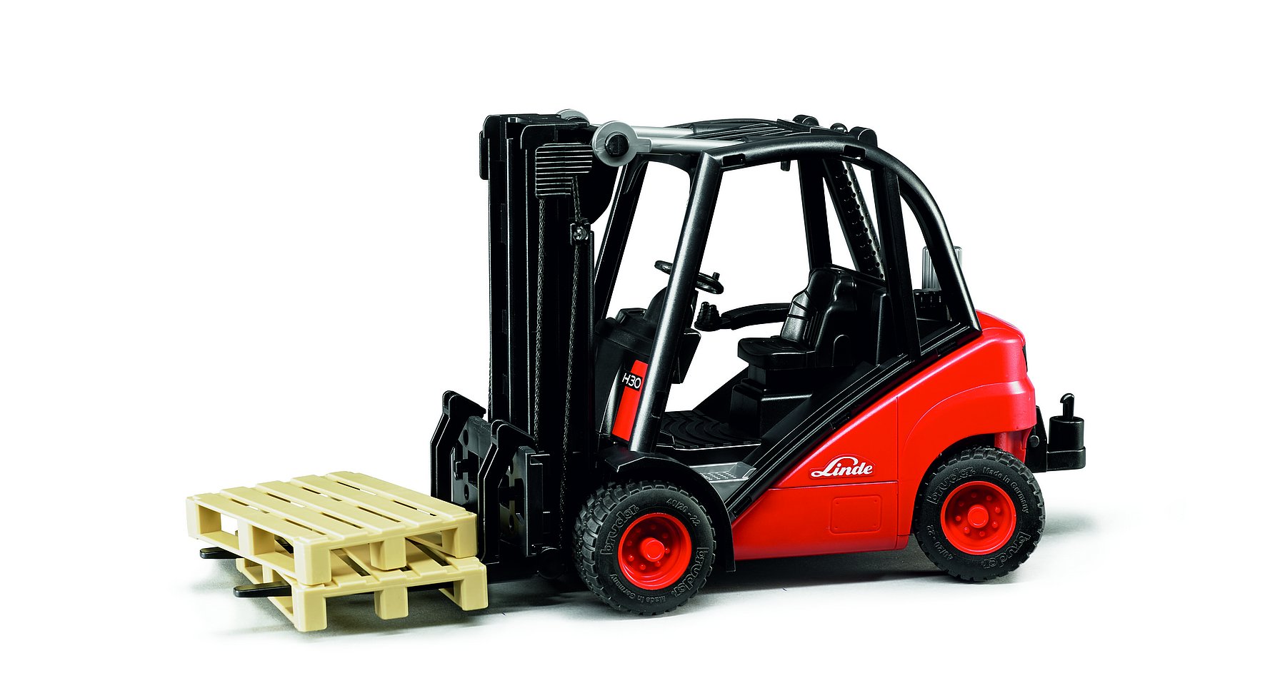 Bruder Compact Construction Vehicle - Linde H30D Fork Lift