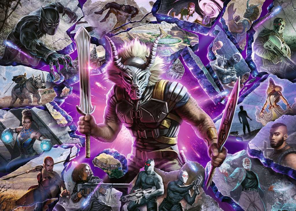 Ravensburger Marvel Villainous Killmonger 1000 Piece - Toyworld Australia