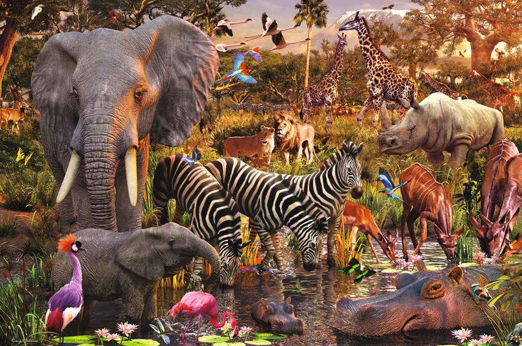 Ravensburger African Animal World 3000 Piece