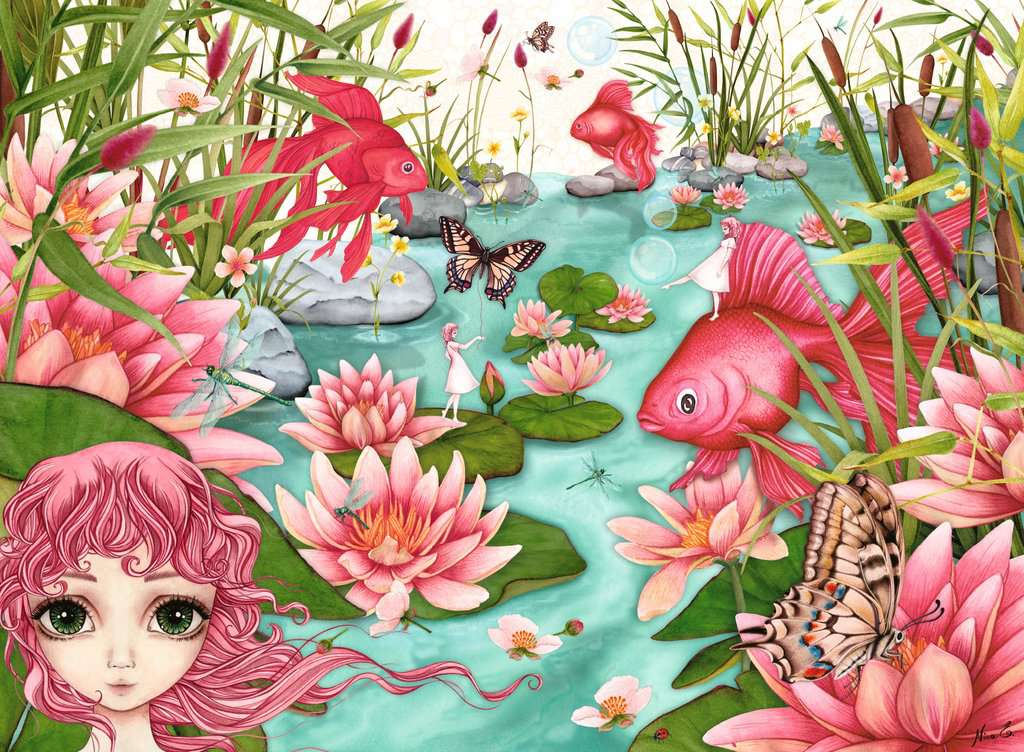 Ravensburger Minu's Pond Daydreams 500 Piece