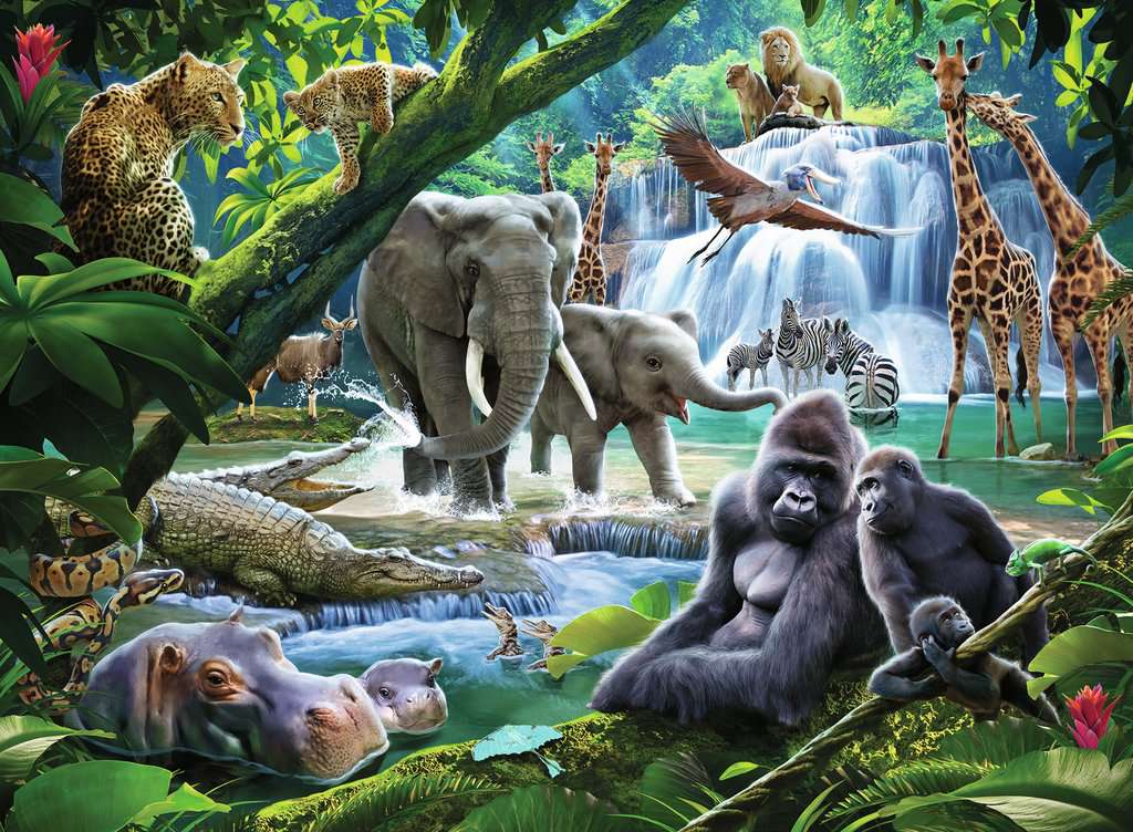 Ravensburger Jungle Animals 100 Piece