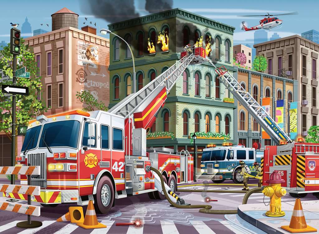Ravensburger Fire Truck Rescue 100 Piece