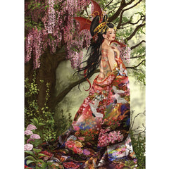 DRAGON CHARMERS 1000 PIECE JIGSAW PUZZLE
QUEEN OF SILK (PINK)