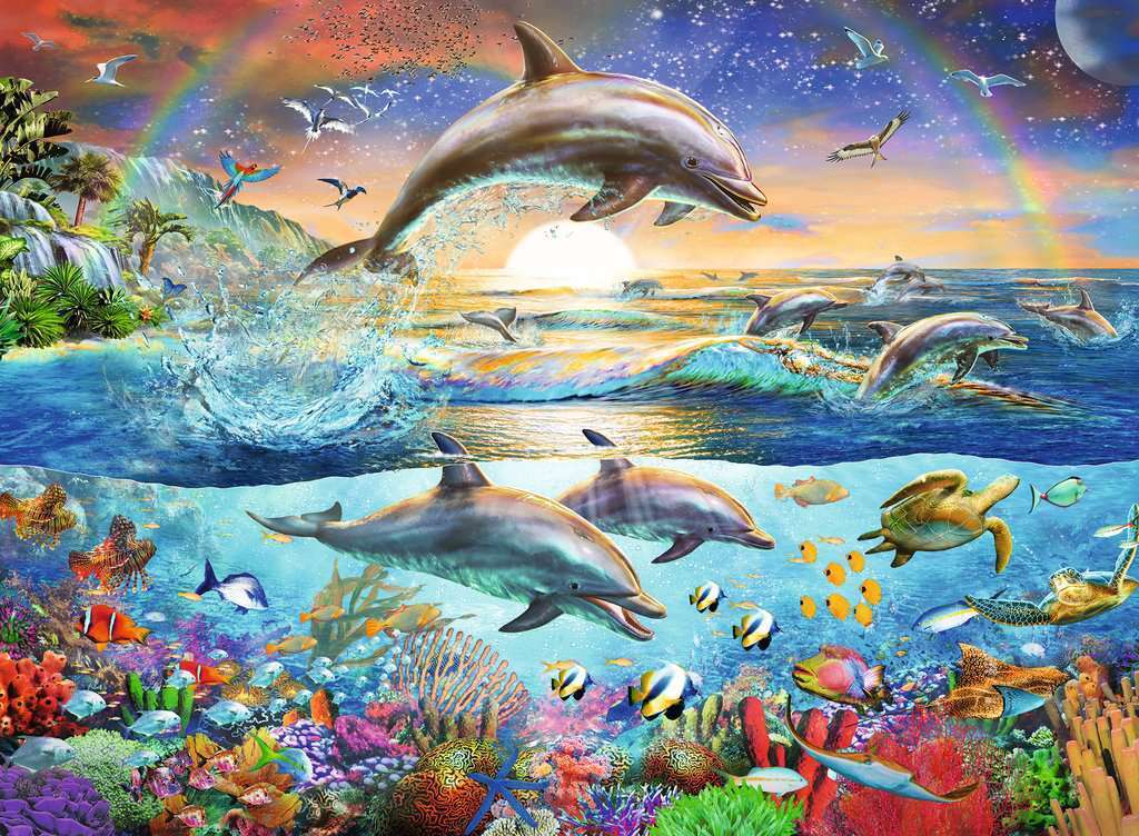Ravensburger Dolphin Paradise 300 Piece - Toyworld Australia
