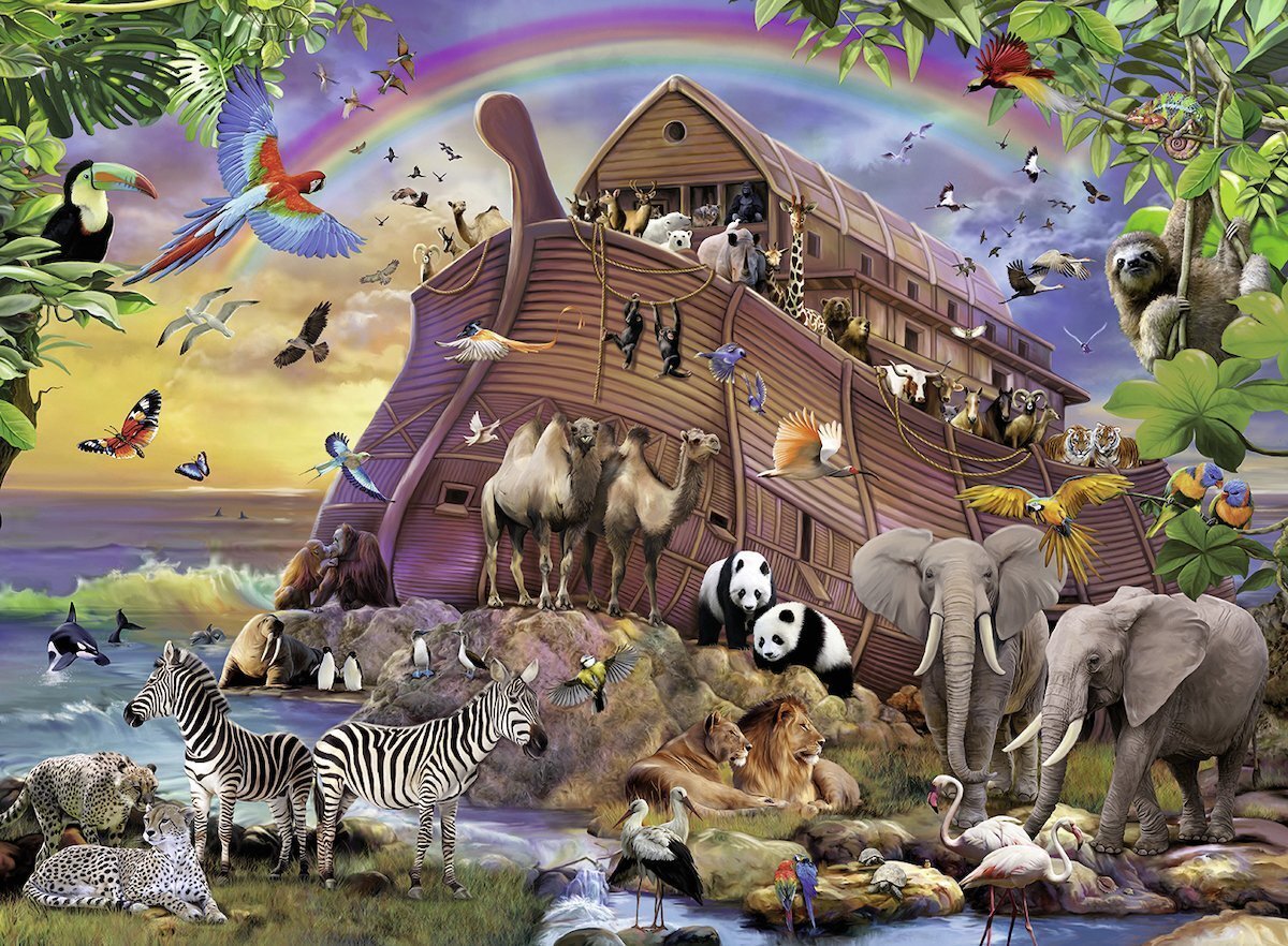 Ravensburger Boarding The Ark 150 Piece - Toyworld Australia
