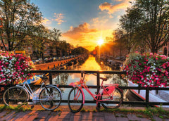 RAVENSBURGER BICYCLES IN AMSTERDAM PUZZLE 1000PIECE