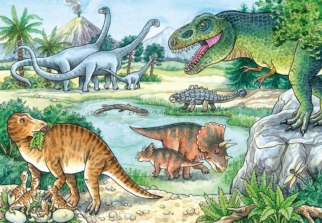 Ravensburger Dinosaurs Of Land And Sea 2x24 Piece