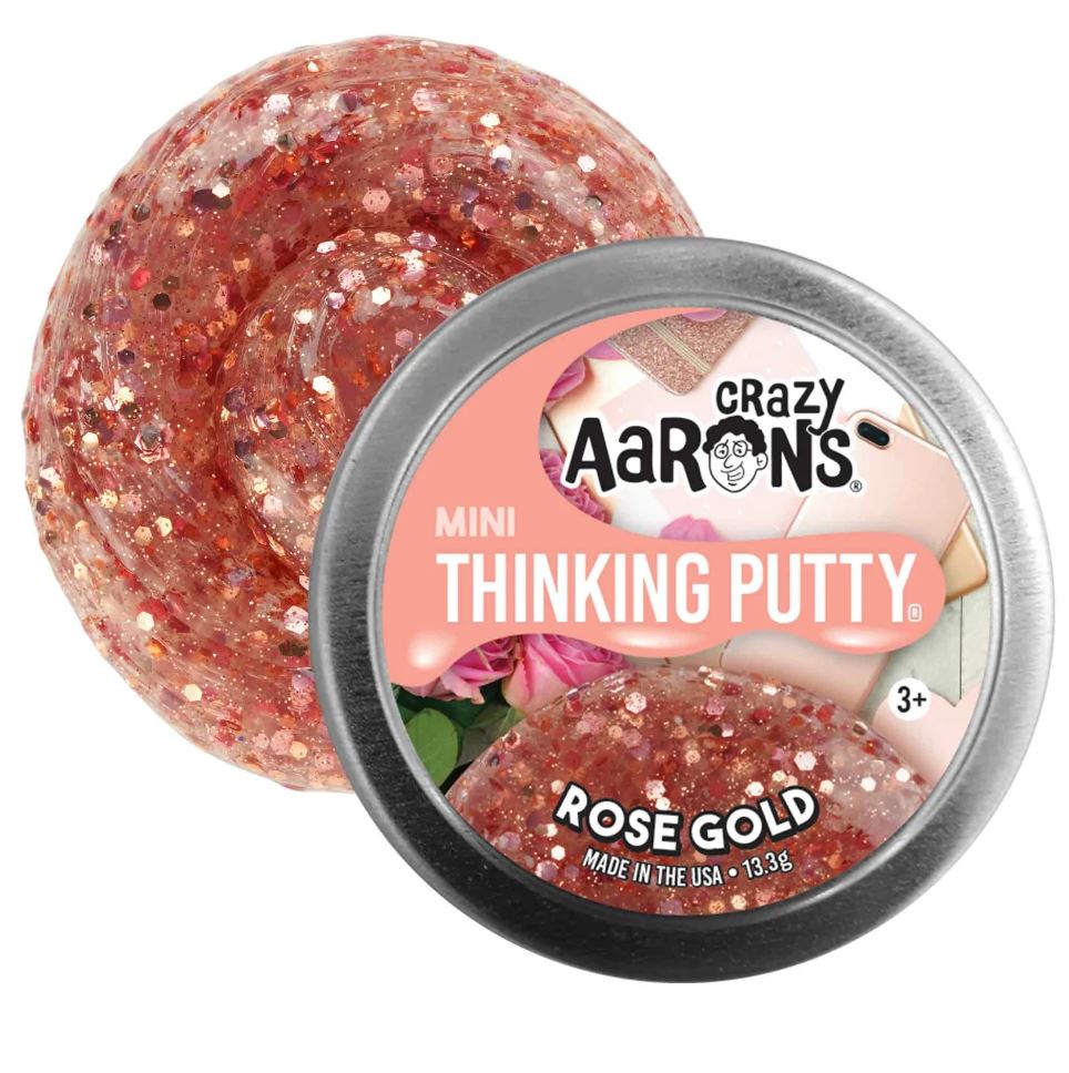 Crazy Aaron's Mini Tin Trendsetters - Rose Gold - Toyworld Australia