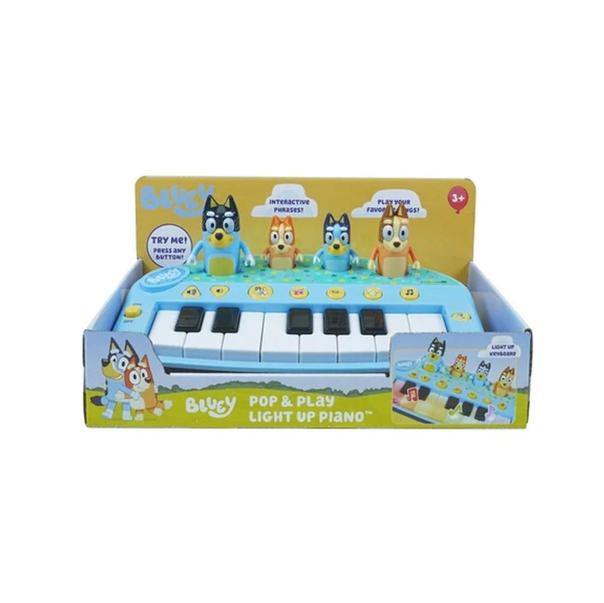 Bluey Pop Play Piano Light-Up Keyboard
