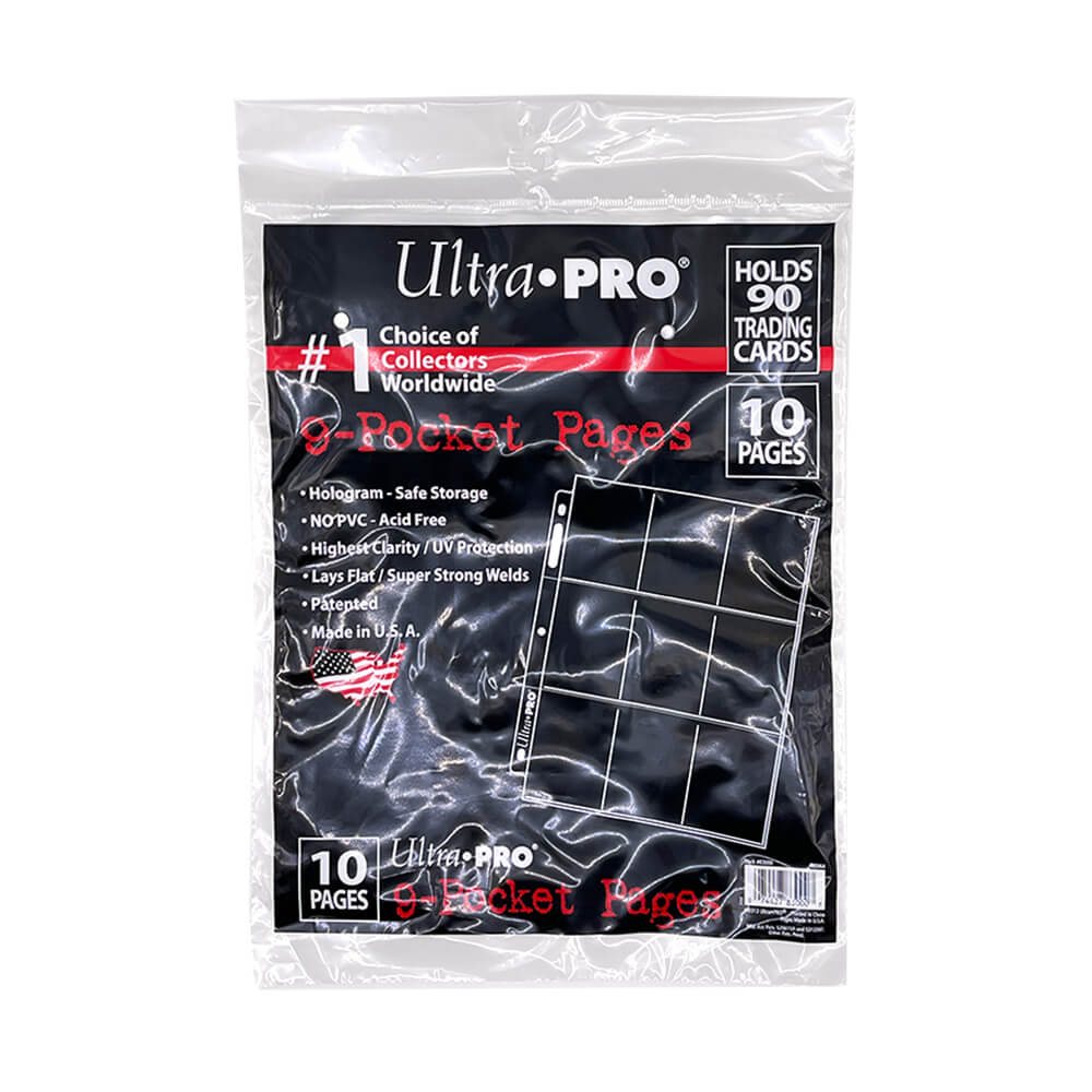 Ultra PRO 9-Pocket Trading Card Page pack BB90