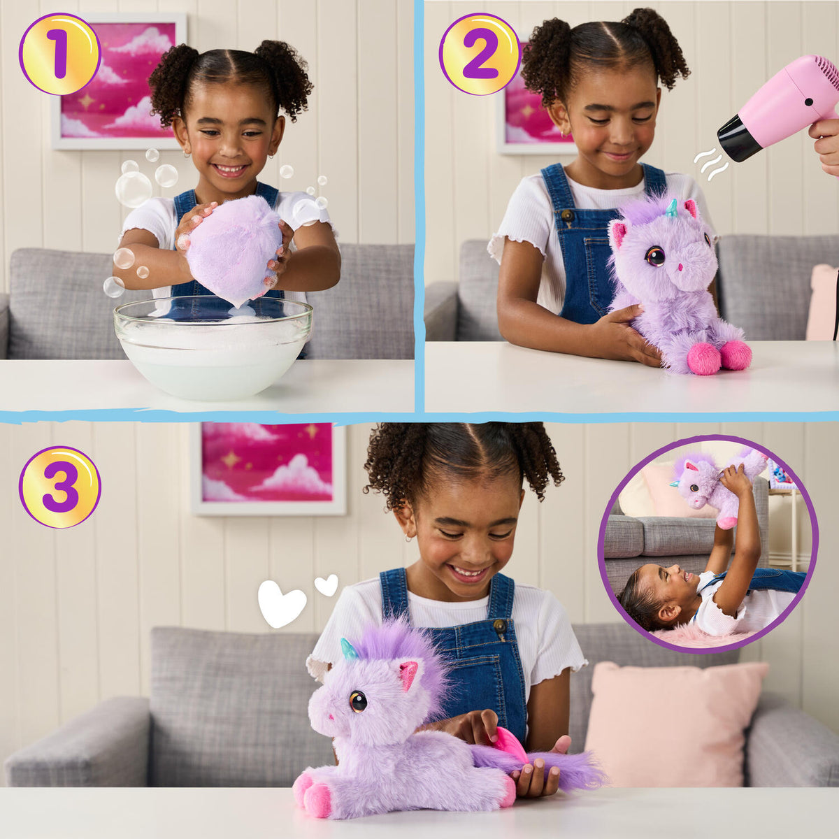 Scruff a Luvs Mystery Rescue Plush Unicorn