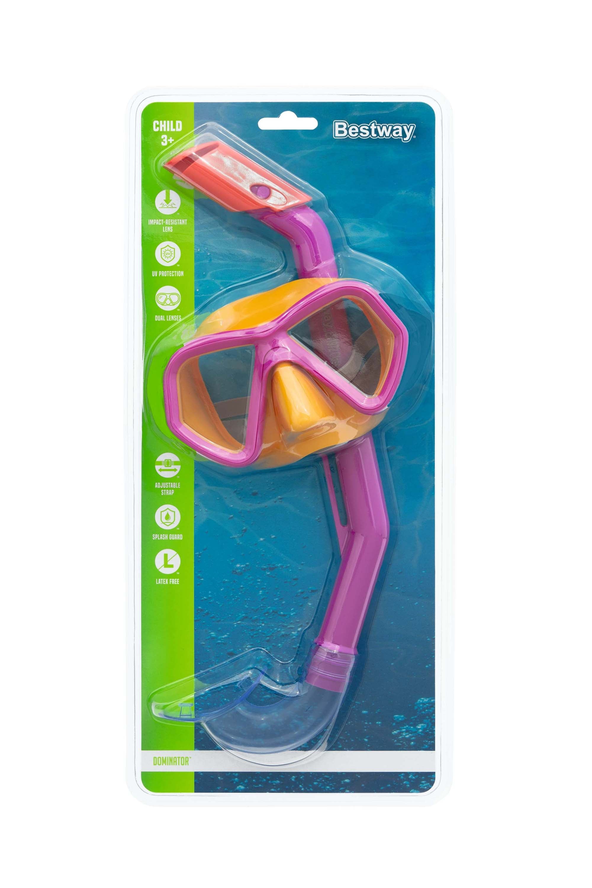 Bestway Dominator Snorkel Mask Child Assorted Styles