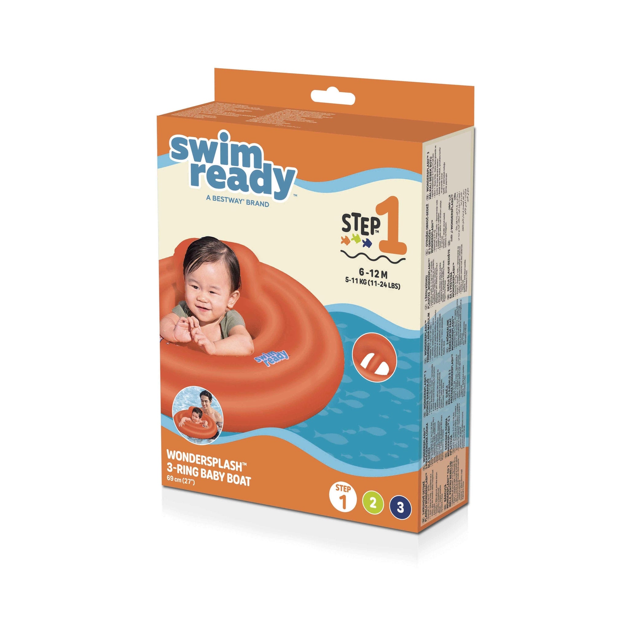 Swim Ready Wondersplash Round 3-Ring Baby Boat