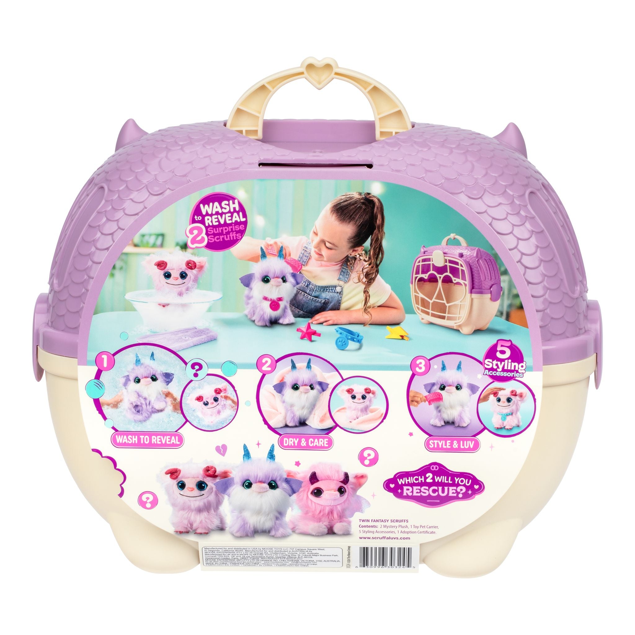 Scruff-A-Luvs Twin Fantasy Scruffs Mystery 2 Pack