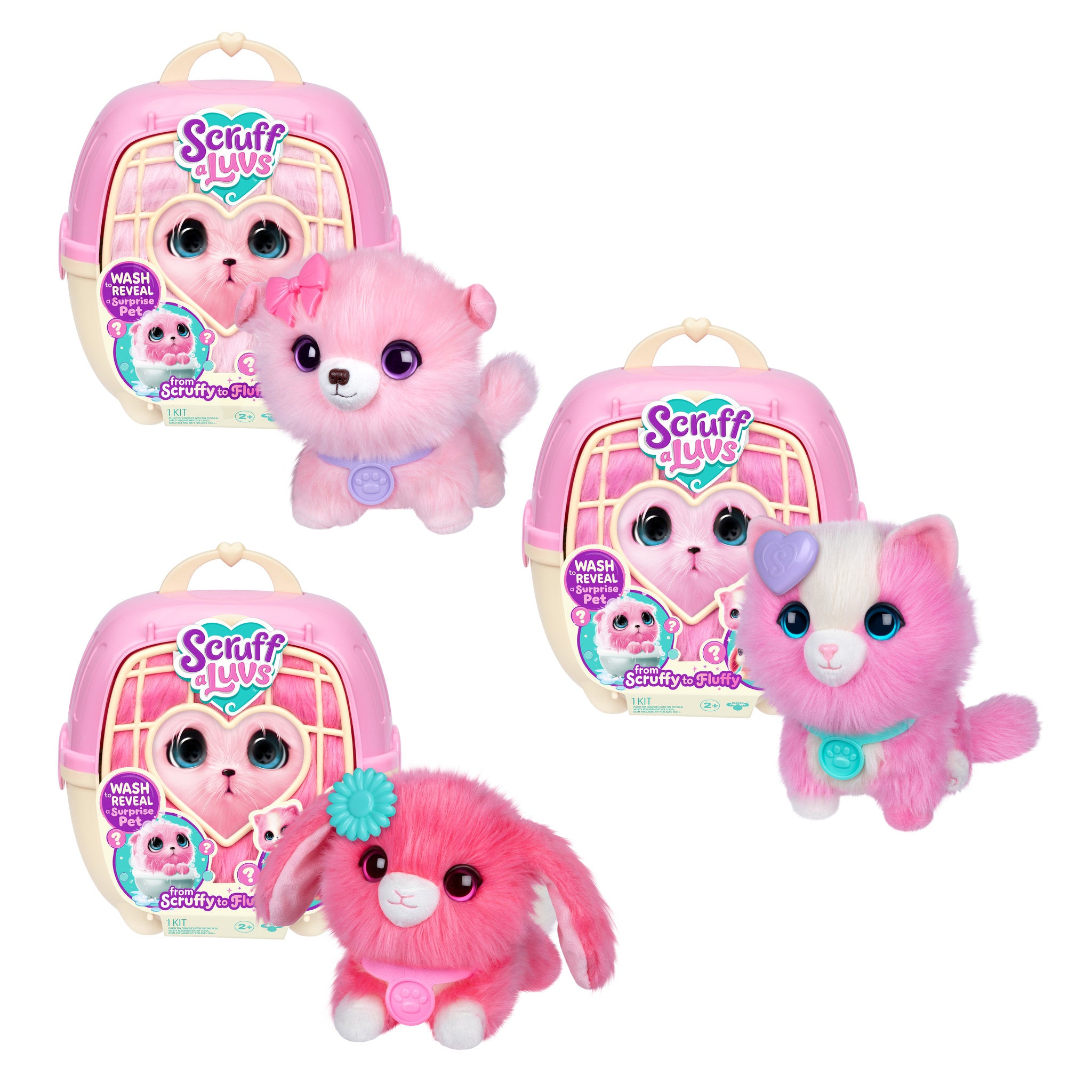 Scruff A Luvs Mystery Plush Pink