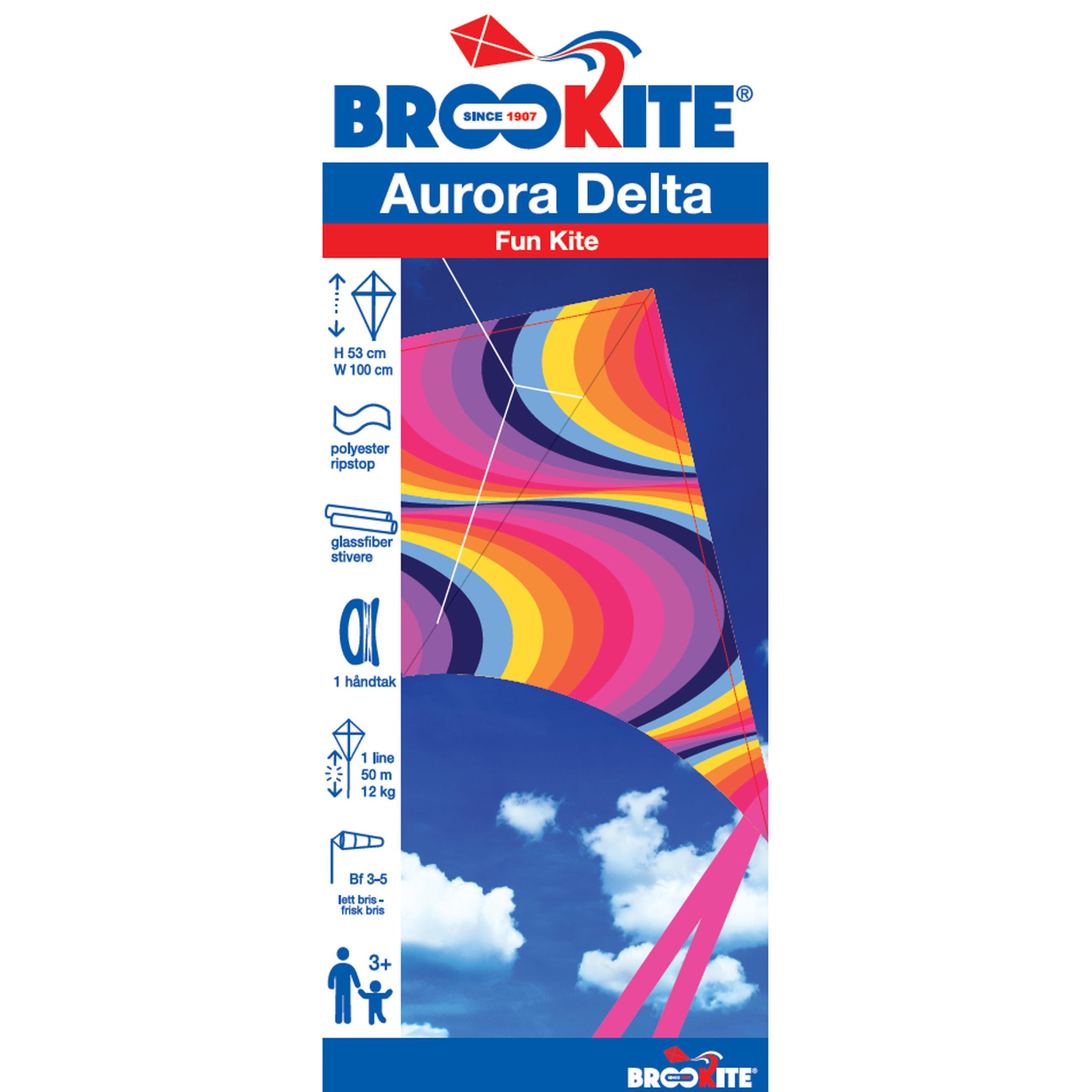 Brookite Aurora Delta Fun Kite
