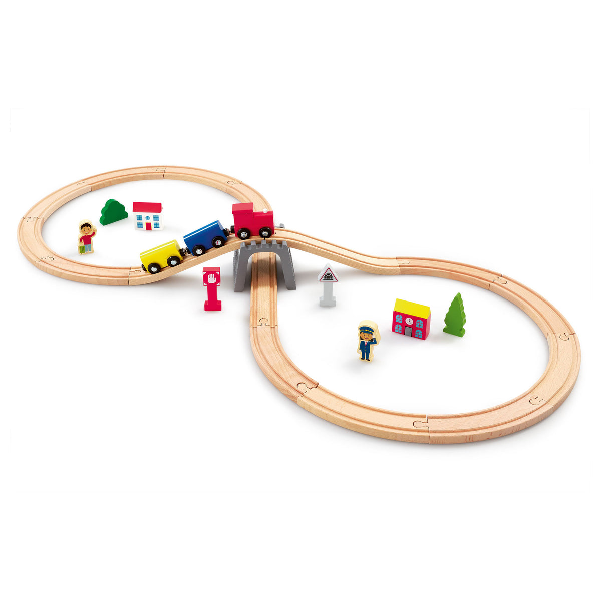 Woodlets 30 Piece Train Set