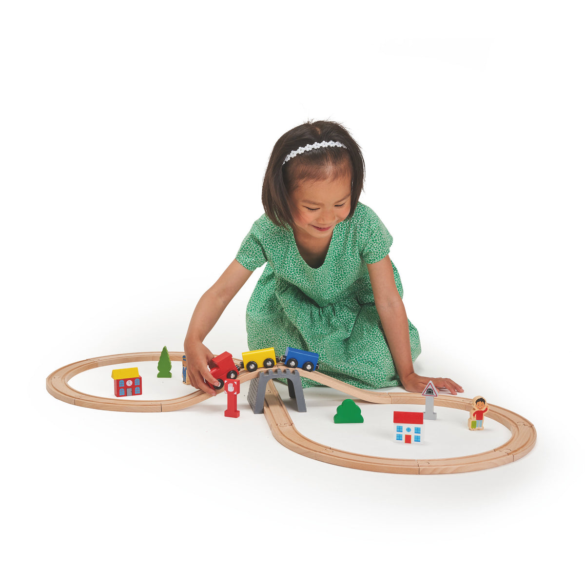 Woodlets 30 Piece Train Set