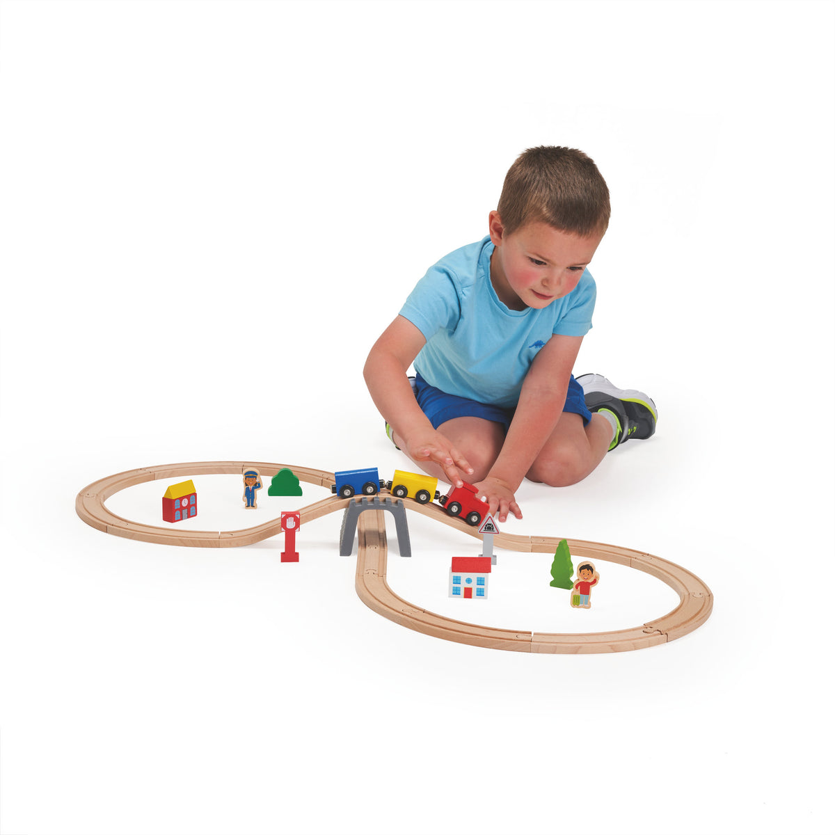 Woodlets 30 Piece Train Set