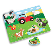 Woodlets Touch & Feel Farm Puzzle