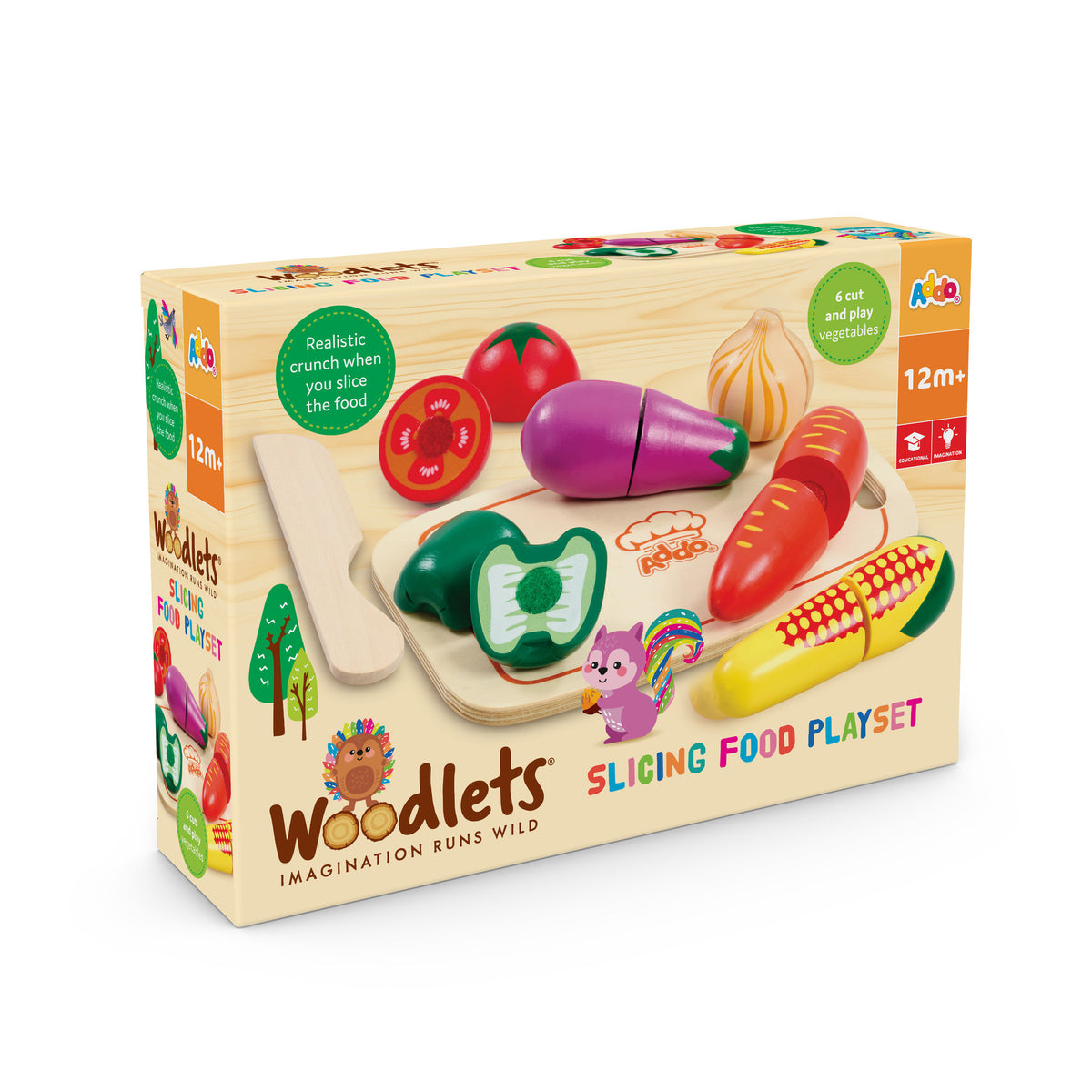 Woodlets Slicing Food Playset Vegetables