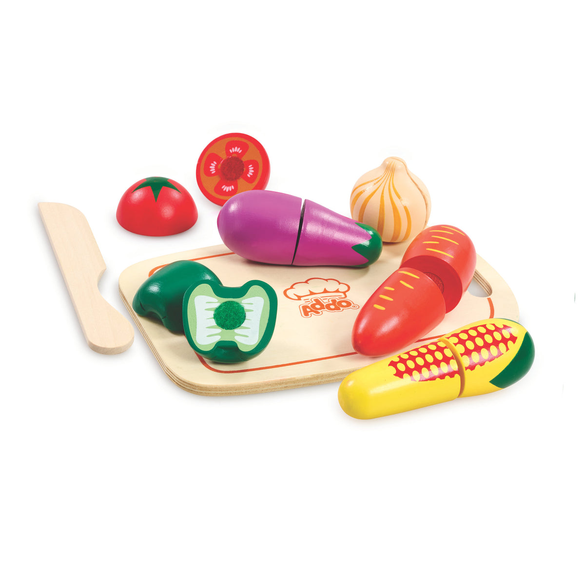Woodlets Slicing Food Playset Vegetables