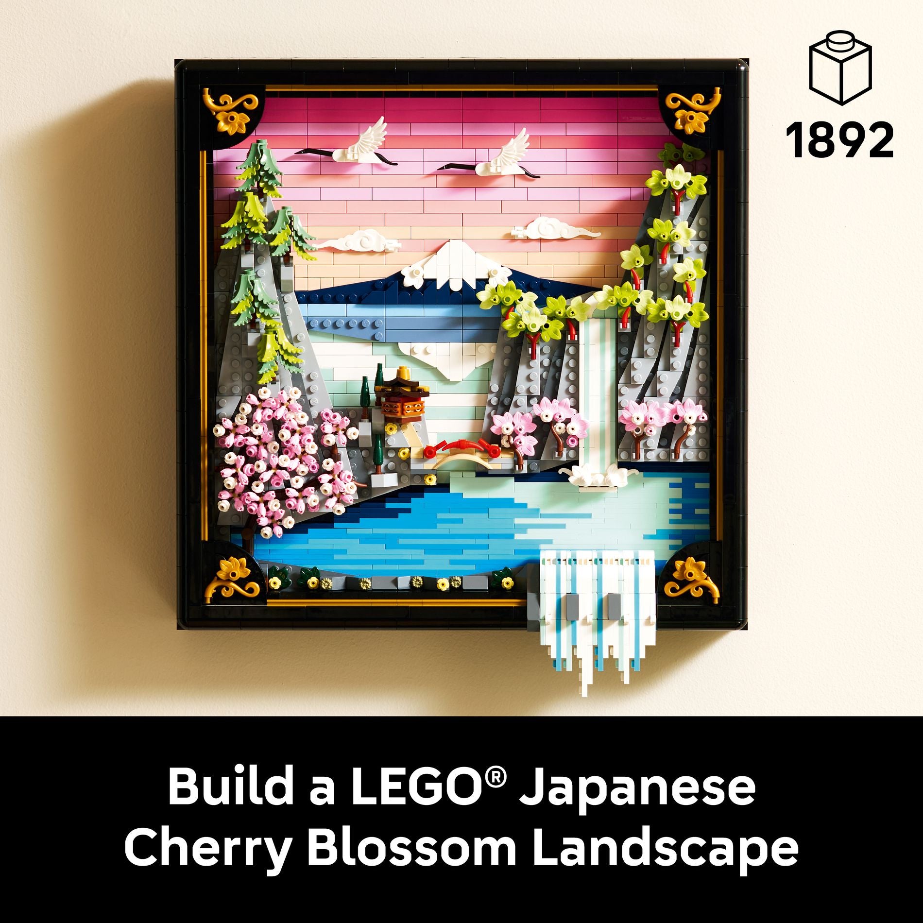 LEGO 31218 Art Japanese Cherry Blossom Landscape - Toyworld Australia