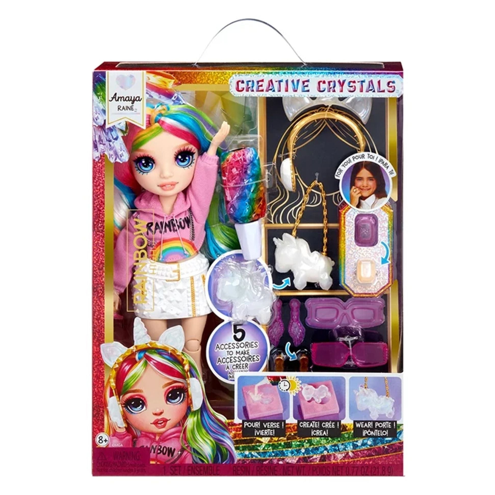 Rainbow High Creative Crystals Doll - Amaya