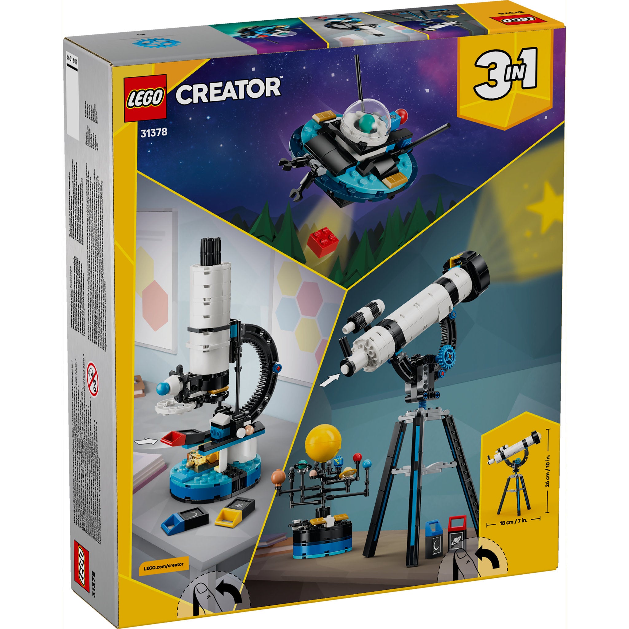 LEGO 31378 Creator Space Exploration Telescope