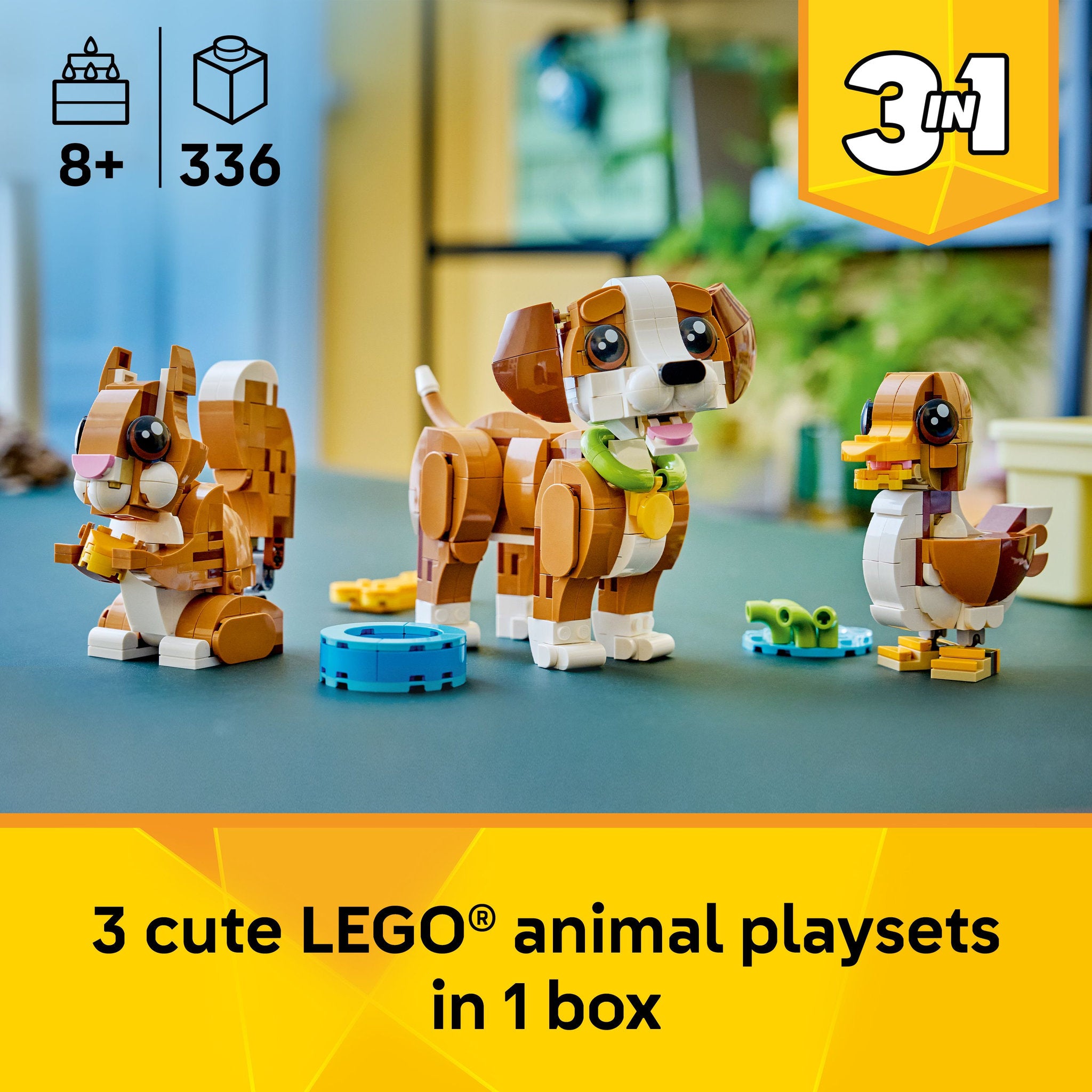 LEGO 31382 Creator Cute Animals: Playful Puppy Dog
