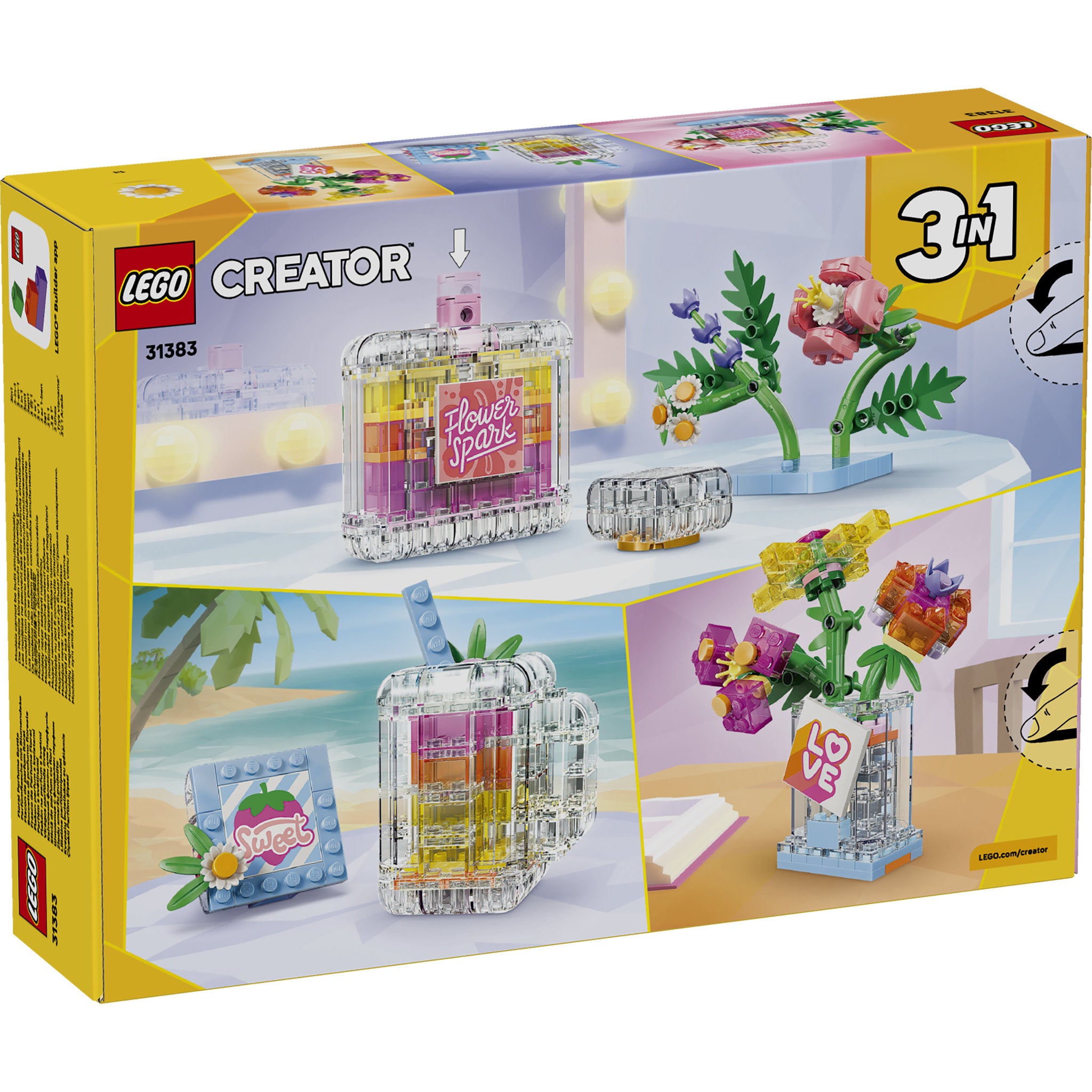 LEGO 31383 Creator Floral Decor Bottle