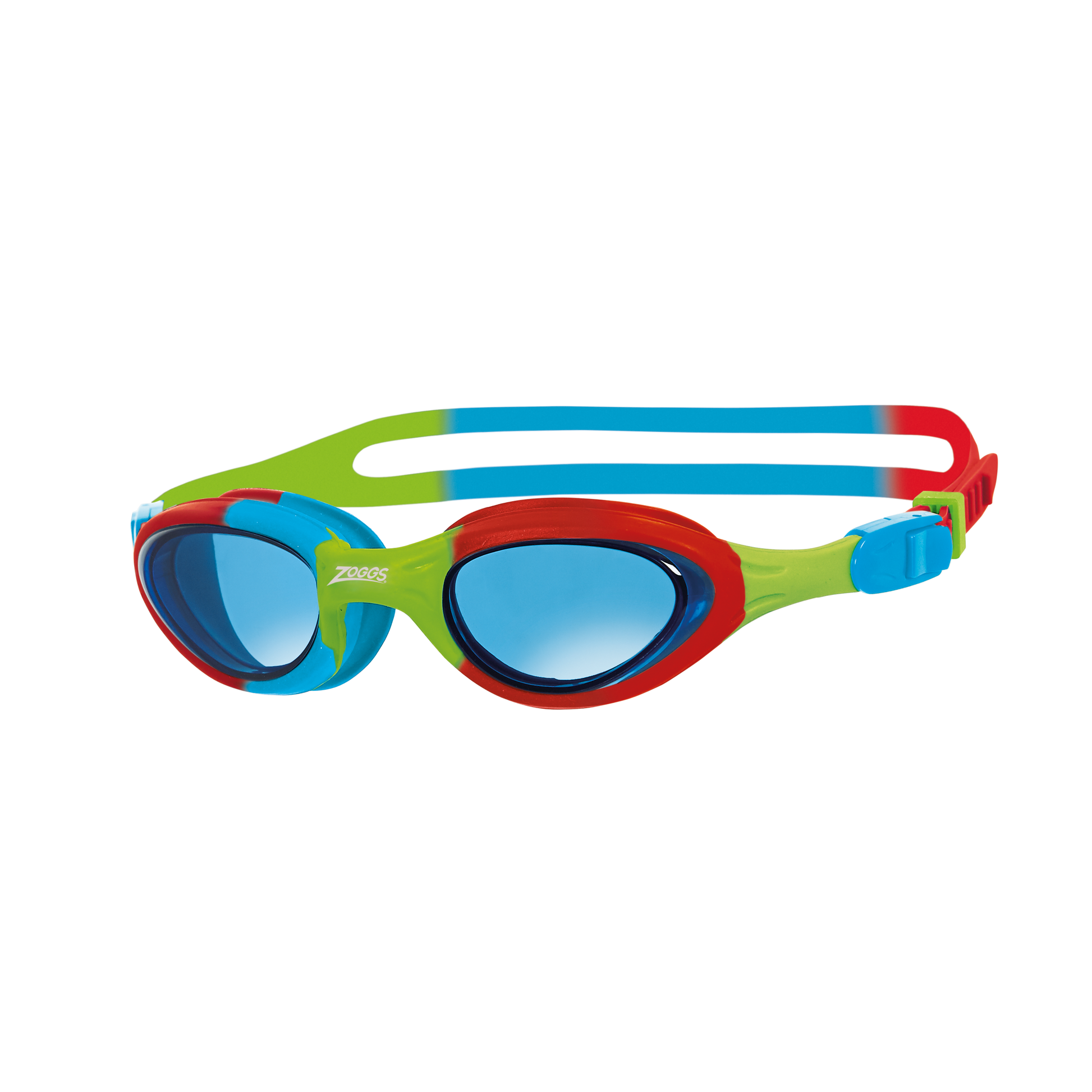 zogg goggles Zoggs Little Super Seal Multicoloured Blue Tint Goggles – Toyworld Australia