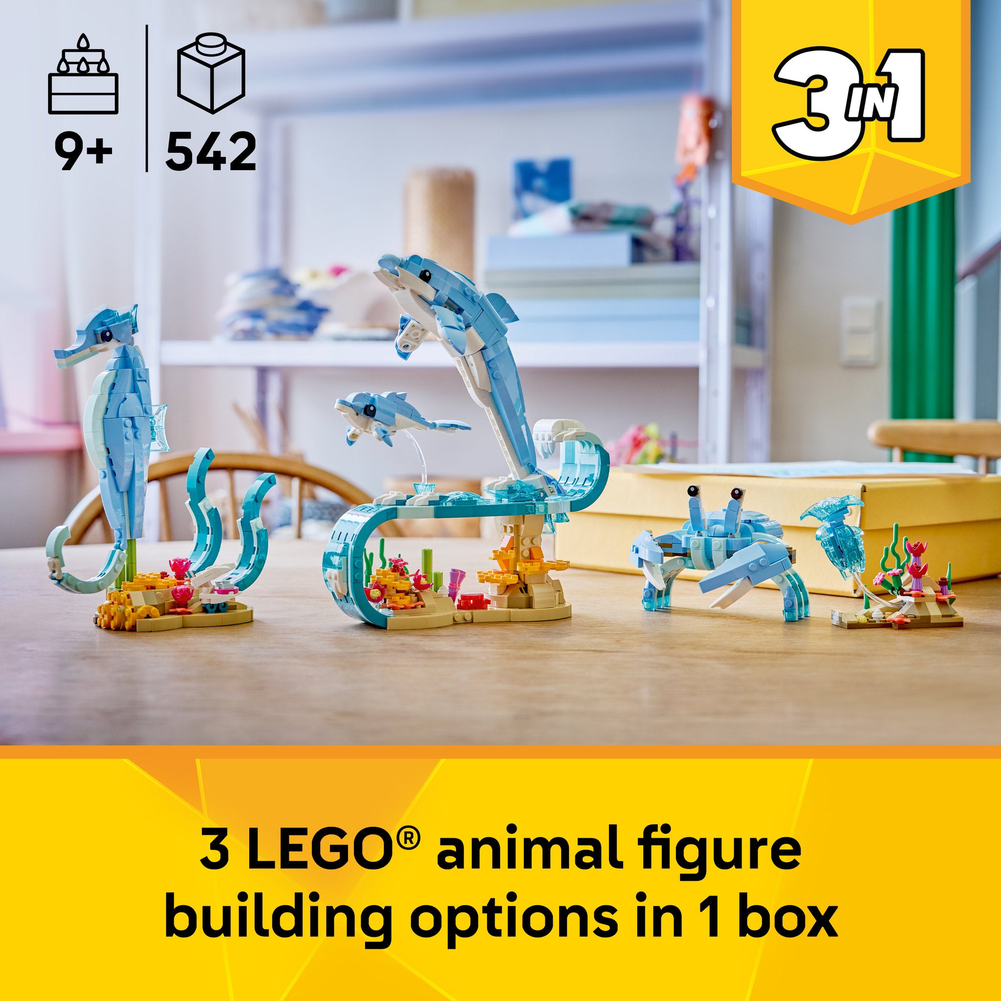 LEGO 31385 Creator Sea Animals: Beautiful Dolphins