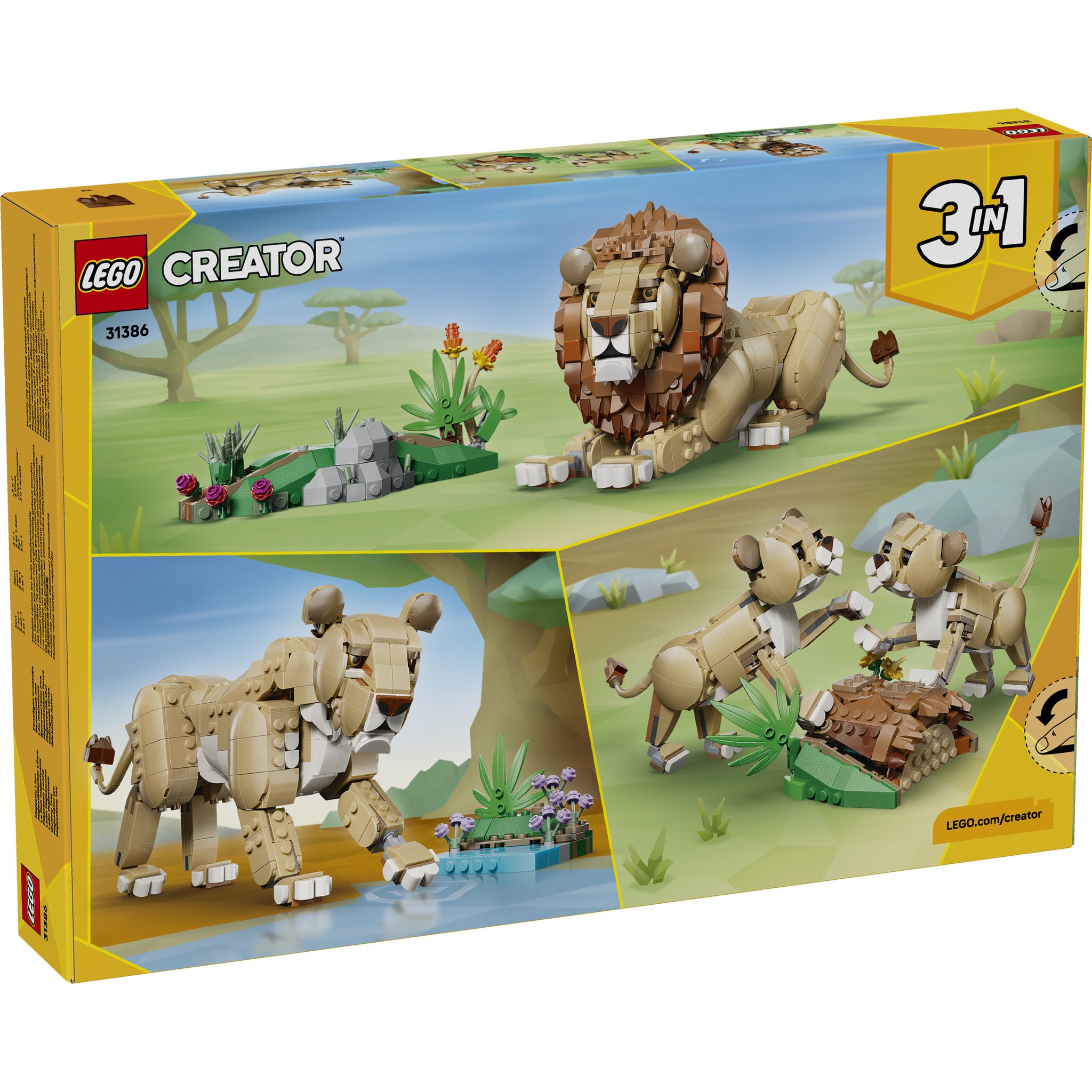 LEGO 31386 Creator Wild Animals: Majestic Lion