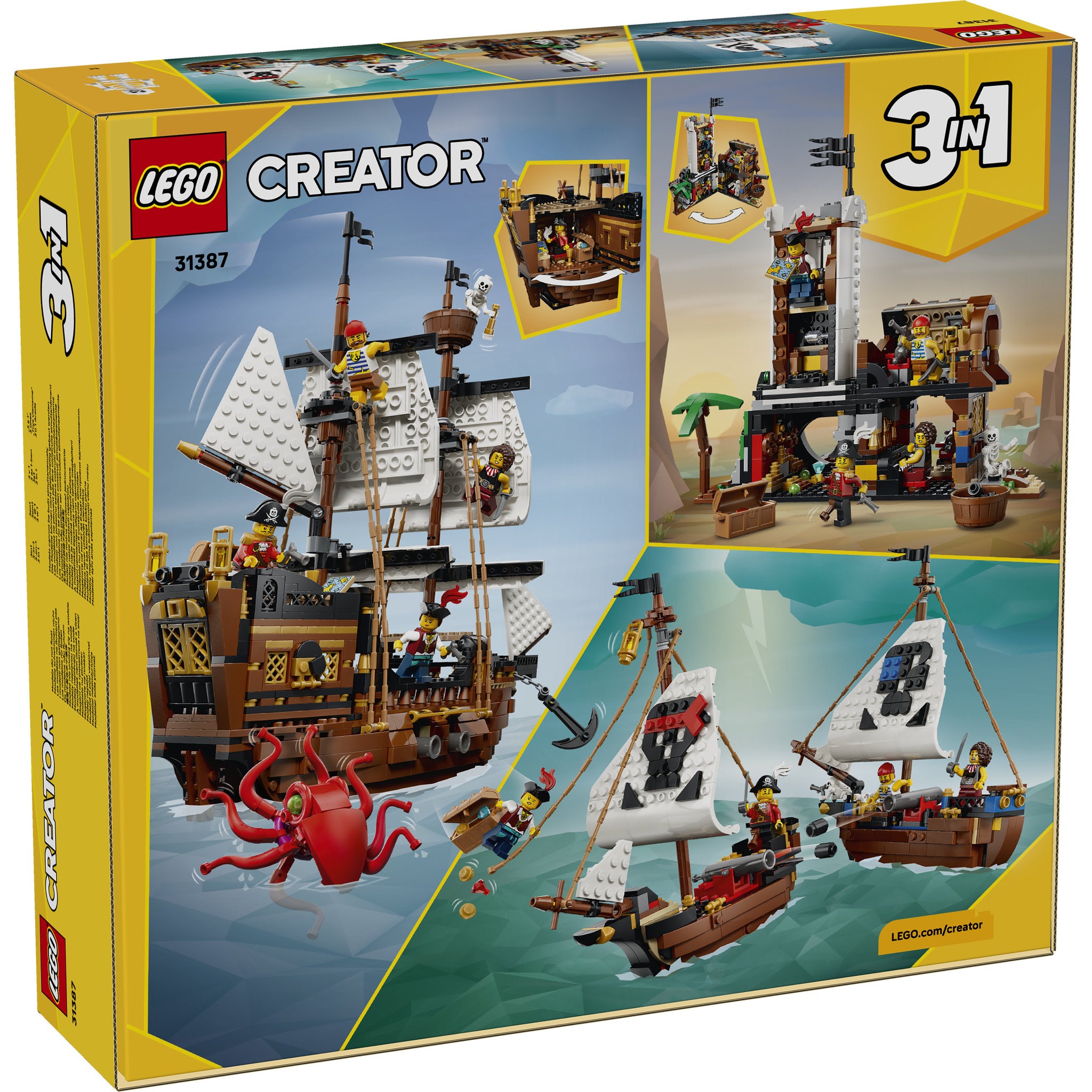 LEGO 31387 Creator Iconic Pirate Ship