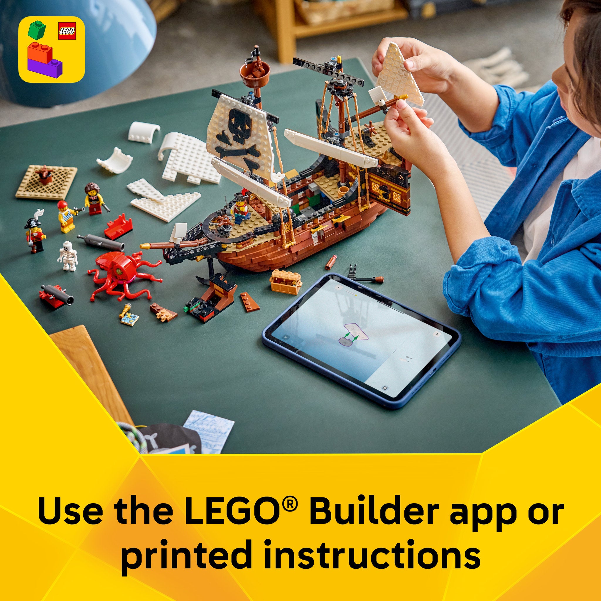 LEGO 31387 Creator Iconic Pirate Ship