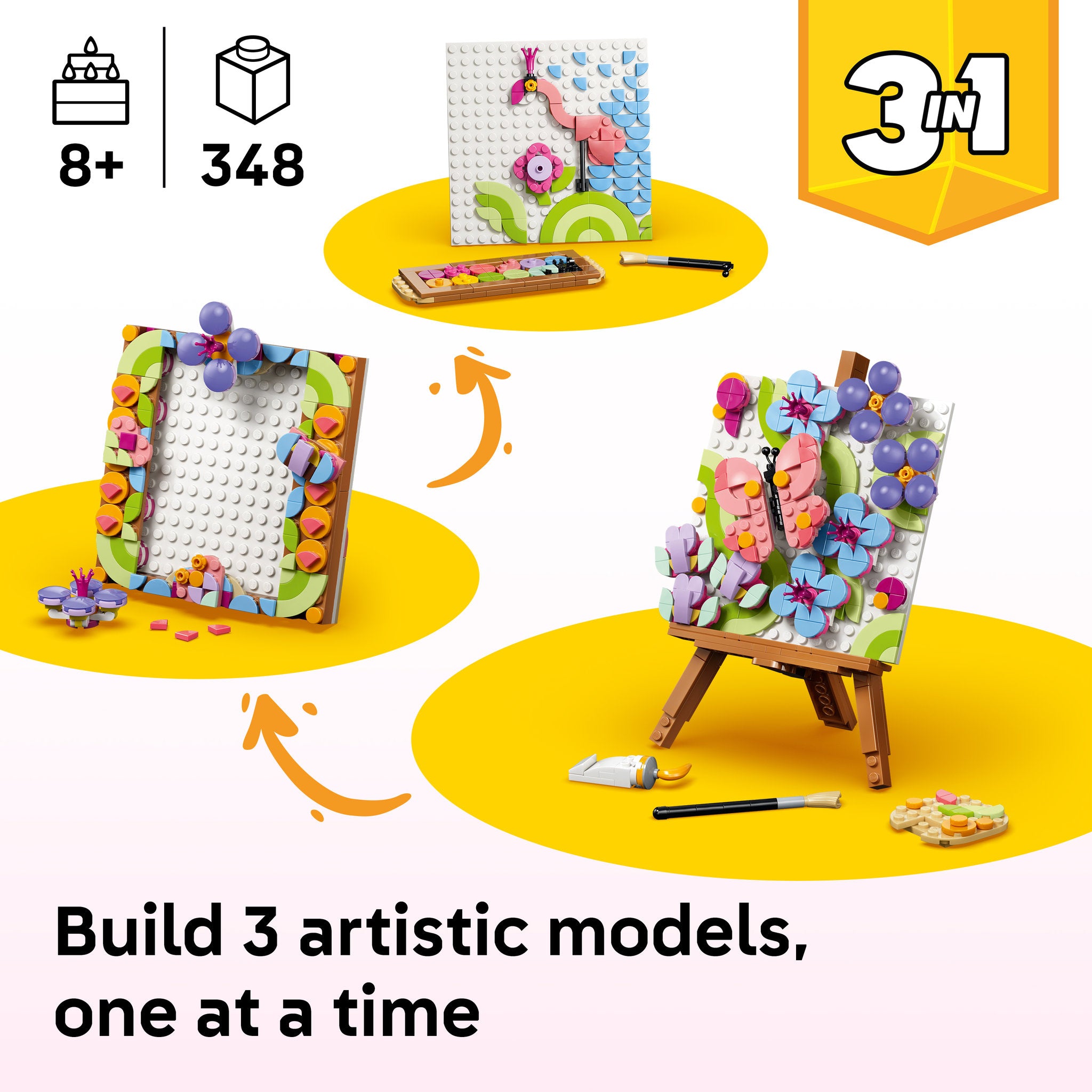 LEGO 31390 Creator Floral Art Decor Painting