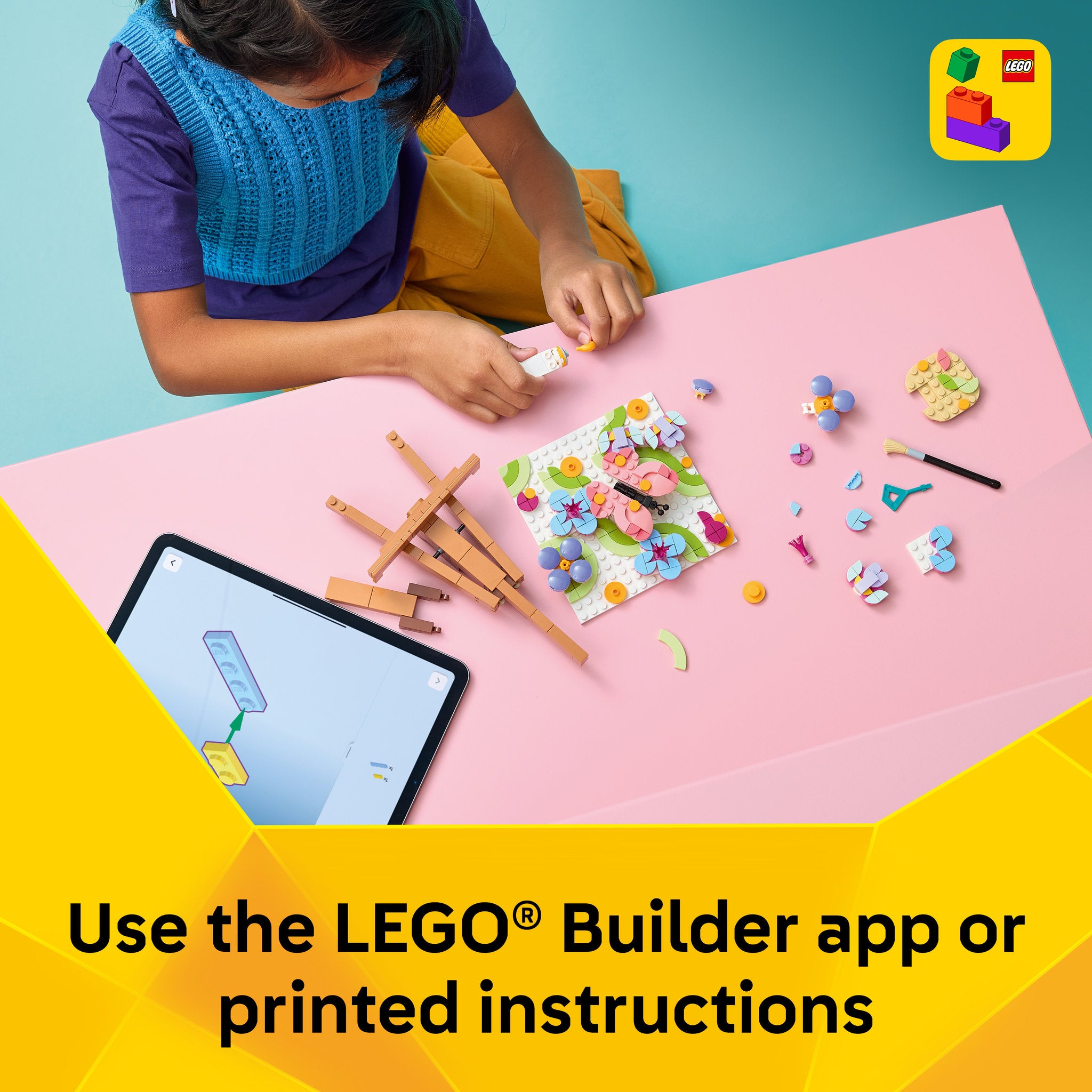 LEGO 31390 Creator Floral Art Decor Painting