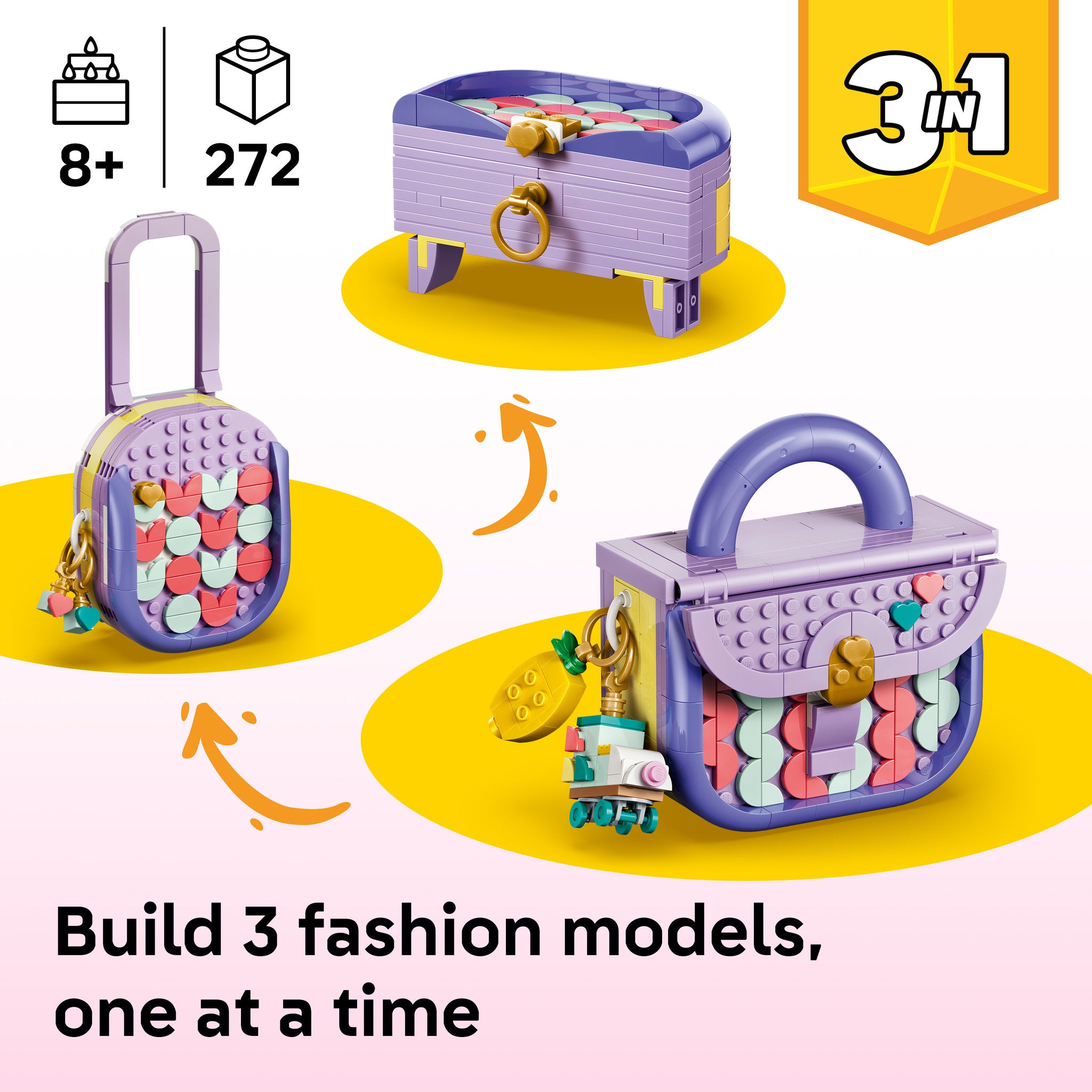 LEGO 31391 Creator Art Fashion Bag with Storage