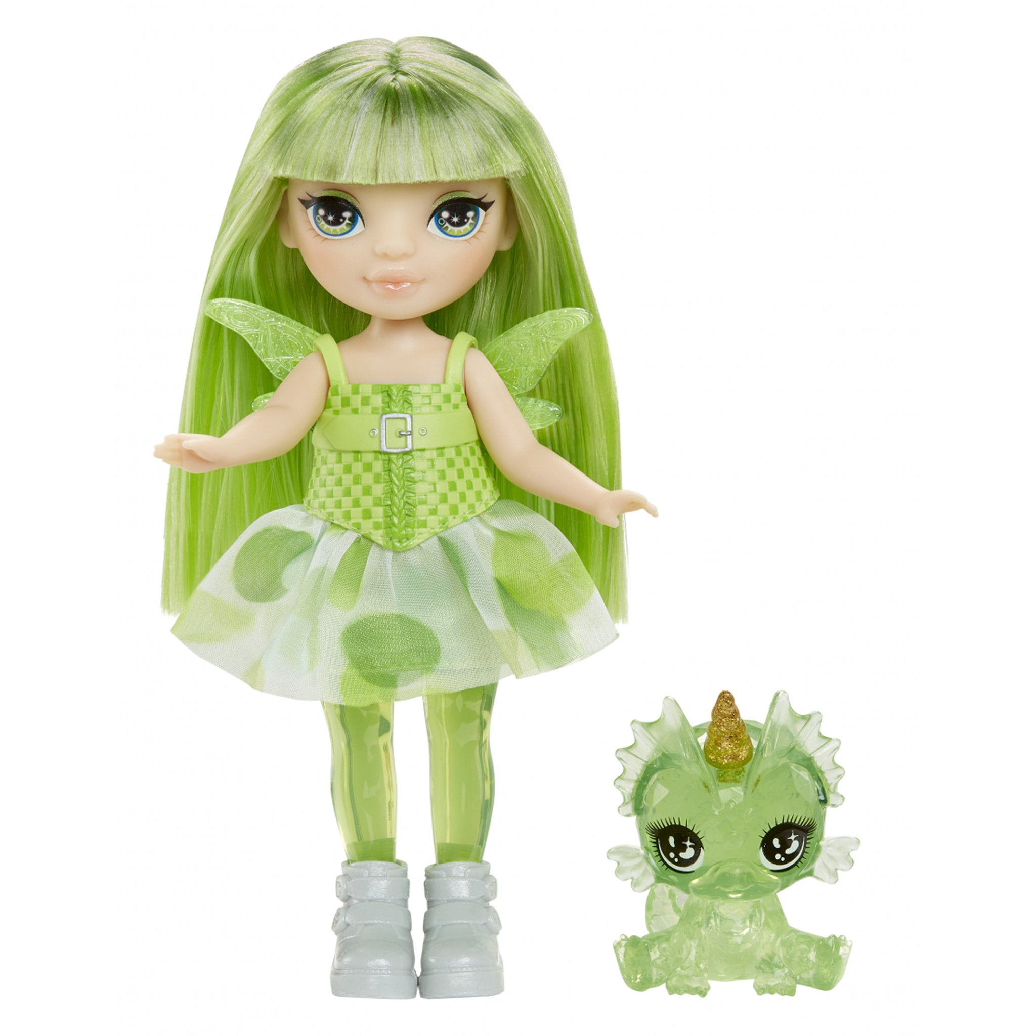 Rainbow High Littles Rainbow Fantasy Fairies Doll & Pet - Emerald