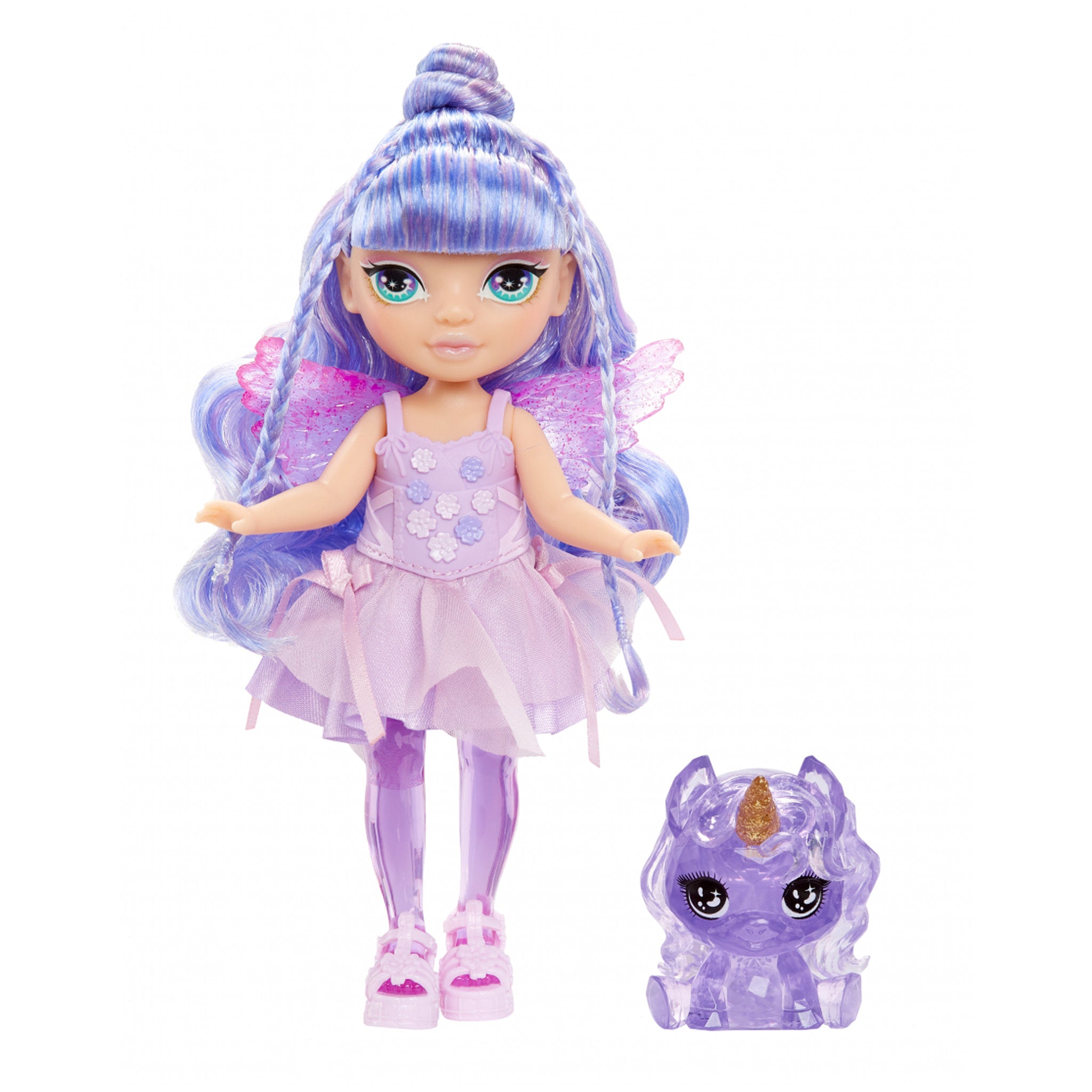 Rainbow High Littles Rainbow Fantasy Fairies Doll & Pet - Amethyst