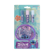 Disney Stitch Lip Gloss & Purse Set